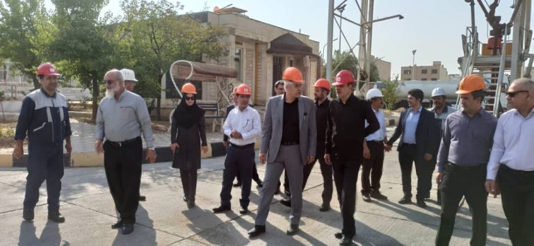 بازدید معاون وزیر و مدیرعامل شرکت ملی پالایش و پخش فرآورد‌ه‌های نفتی از منطقه ایلام