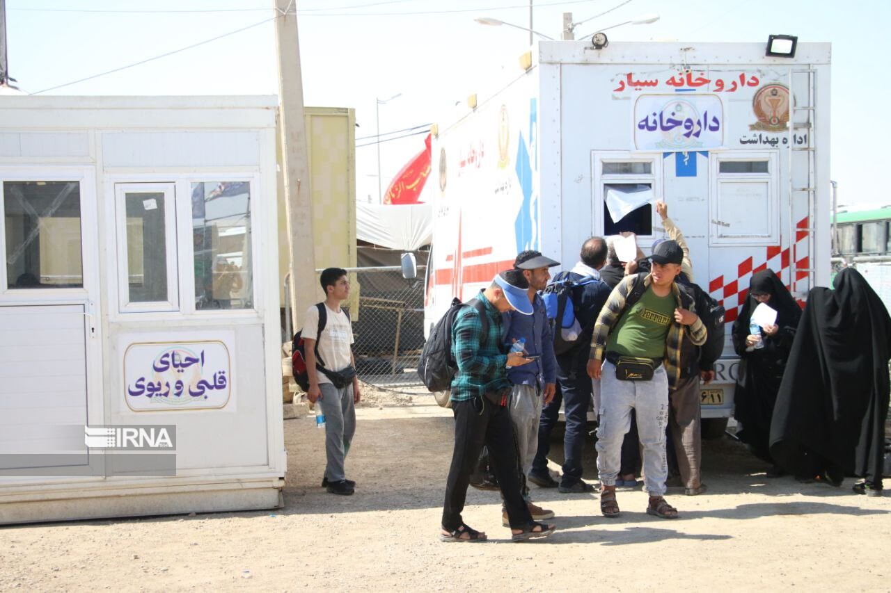 خدمات‌رسانی بیمارستان صحرایی نهاجا به پنج هزار زائر در مرز مهران