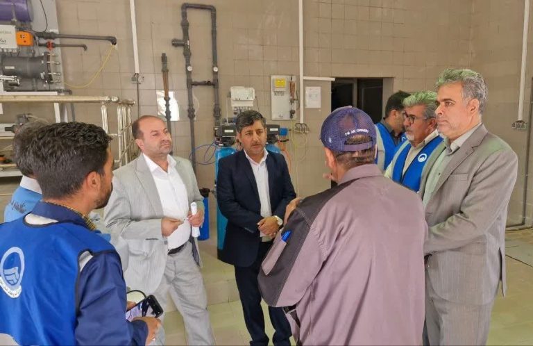 همزمان با هفته پدافند غیرعامل؛ بازدید مدیرکل پدافند غیرعامل استانداری از تاسیسات زیرساختی تصفیه‌خانه آب شهر ایلام