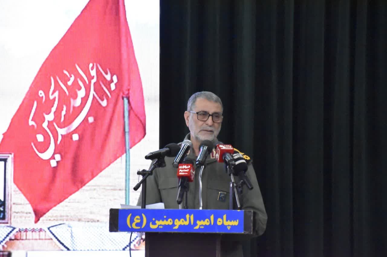 فرمانده سپاه امیرالمؤمنین (ع) استان ایلام: تأمین امنیت و آسایش ملت ایران افتخار سپاه است