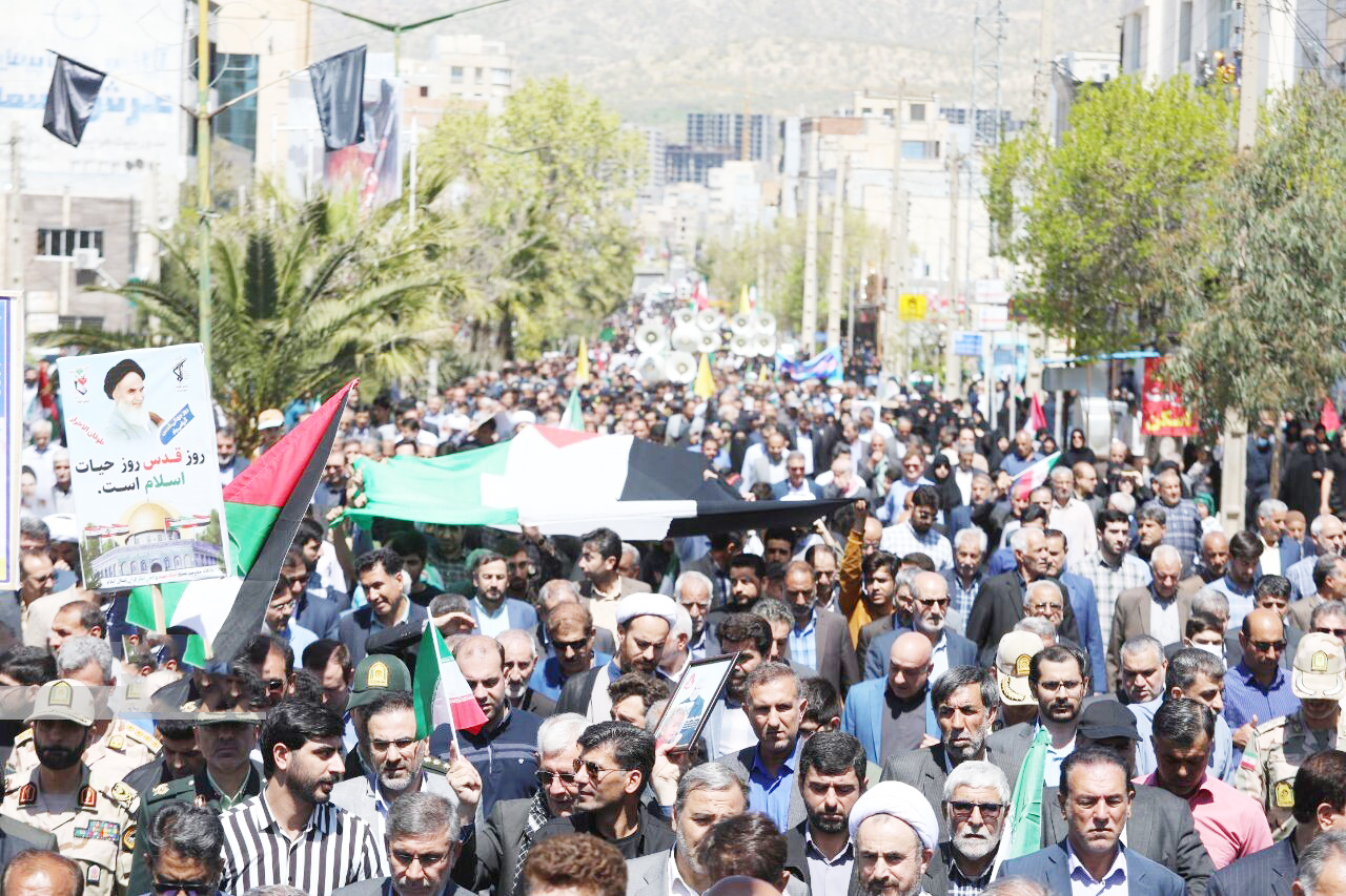 مسیرهای راهپیمایی روز جهانی قدس در ایلام اعلام شد