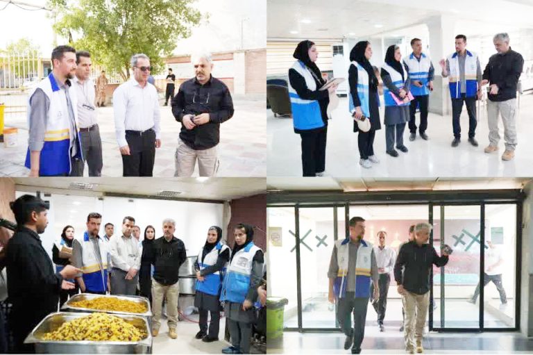 بازدید رئیس دانشگاه علوم پزشکی ایلام از موکب‌ها و مراکز خدمات‌رسانی به زائران در مهران