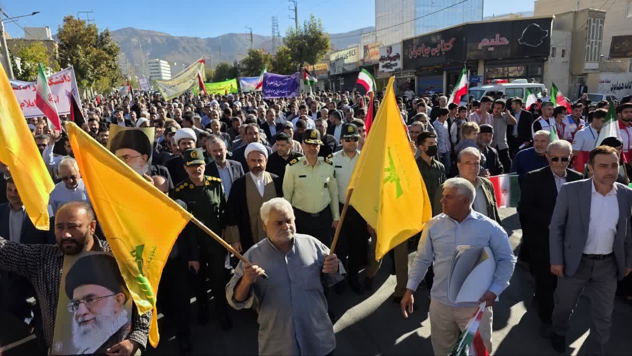 #گزارش_تصویری/ راهپیمایی یوم الله ۱۳ آبان