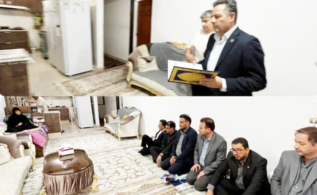 شهدا چراغ راه خدمت‌رسانی هستند/ دیدار مدیرعامل گاز ایلام با خانواده شهید عبدی