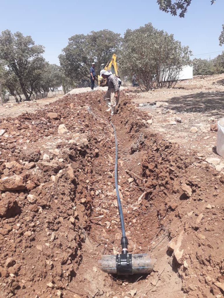 آبرسانی به محل اسکان اضطراری اربعین حسینی واقع در پارک چغاسبز ایلام