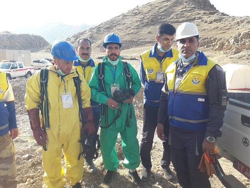 با حضور شرکت آب و فاضلاب استان ایلام مانور مقابله با مخاطرات سیل در شهرستان پلدختر استان لرستان برگزار شد