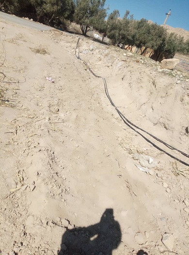 اجرای ۴۰۰ متر شبکه توزیع آب در شهرستان چوار