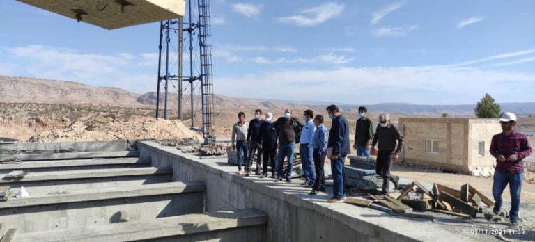 بازدید مدیرعامل و معاون طرح و توسعه شرکت آب منطقه ای ایلام از طرح تصفیه خانه آب شرب شهر ایوان