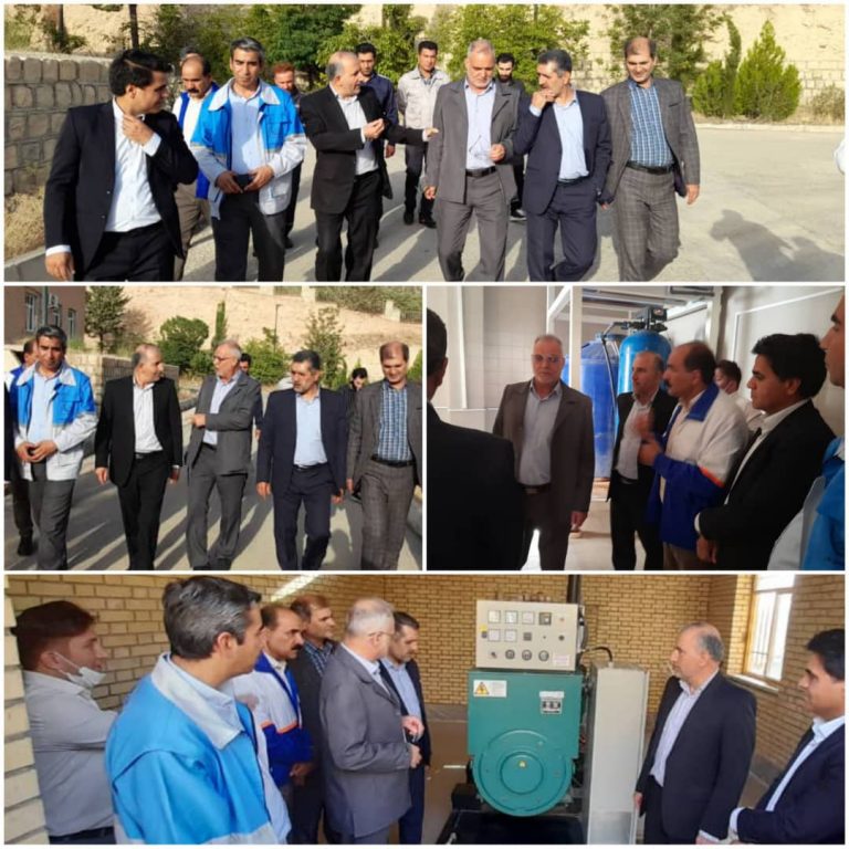 بازدید معاون امور استان‌های سازمان پدافند غیرعامل کشور از تاسیسات سد و تصفیه خانه آب ایلام