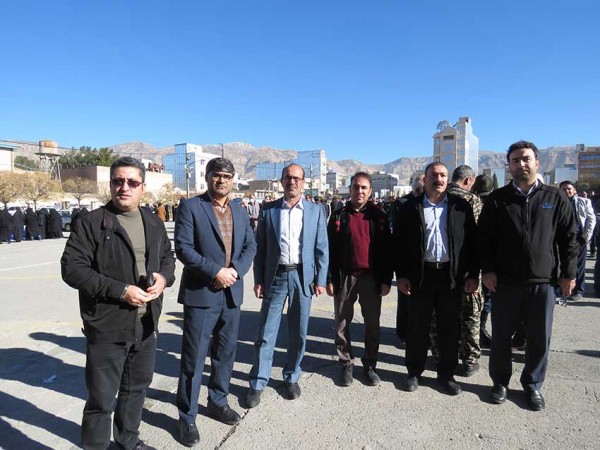 حضور کارکنان شرکت آب منطقه ای در مراسم سومین سالگرد شهادت سردار سپهبد حاج قاسم سلیمانی