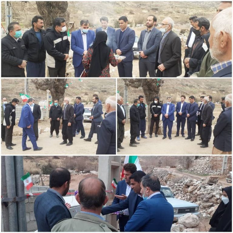 در نهمین روز از دهه‌ی فجر؛ شبکه برق و روشنایی معابر روستای بوژان اصلاح شد