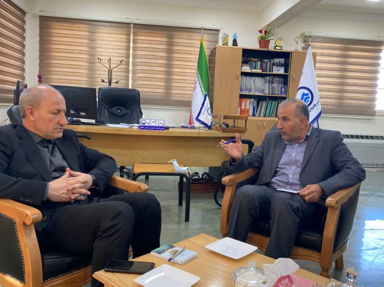 دیدار نماینده مردم ایلام در مجلس شورای اسلامی با مدیرعامل آبفا استان ایلام